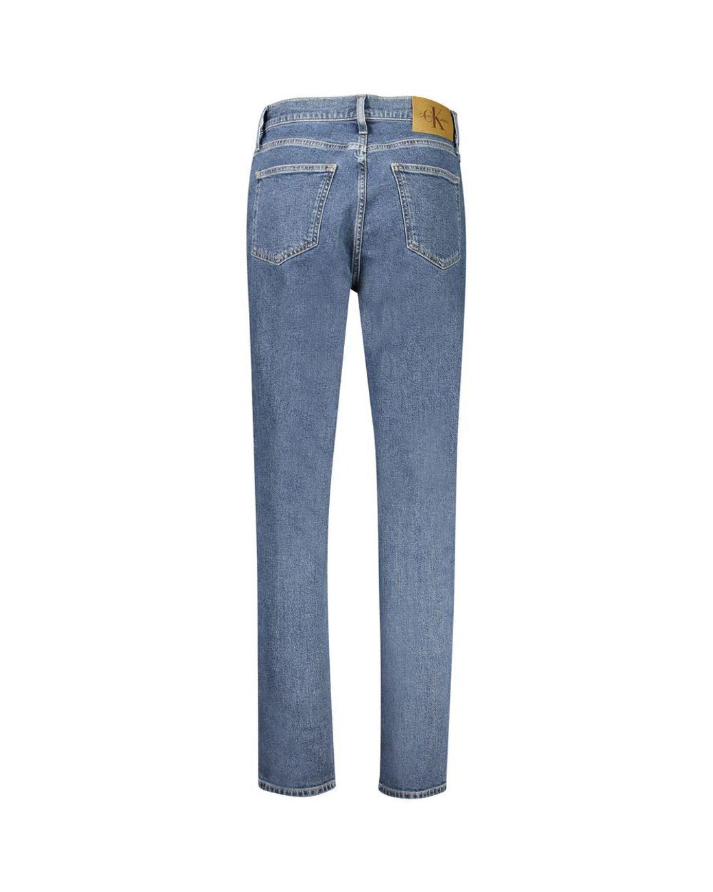 Calvin Klein Blue Cotton Jeans & Pant