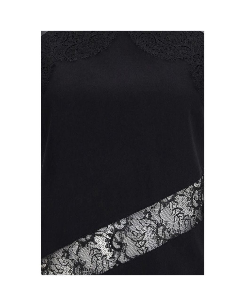 Pinko Black Cotton Top