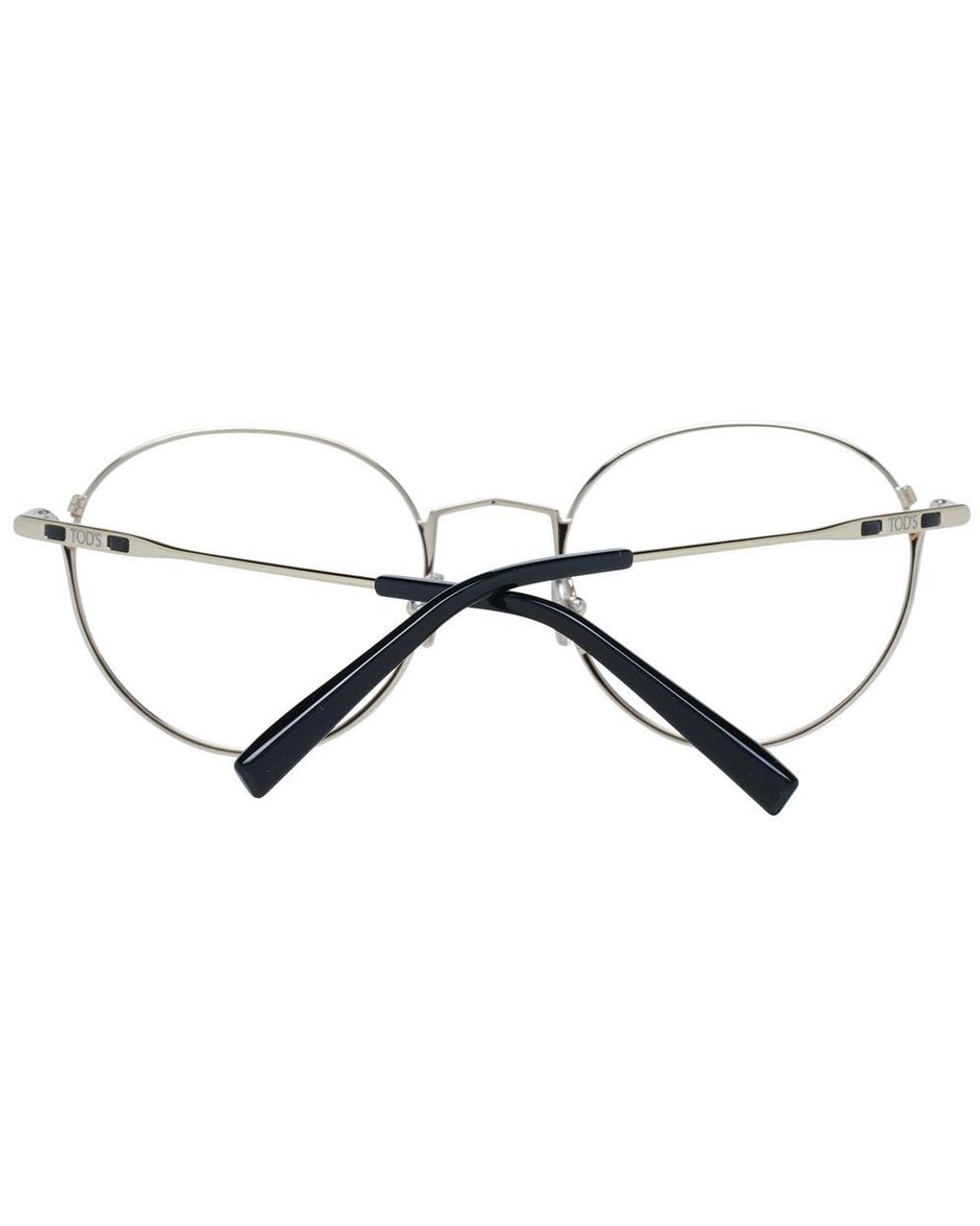 Tod's Metallic Black Optical Frames