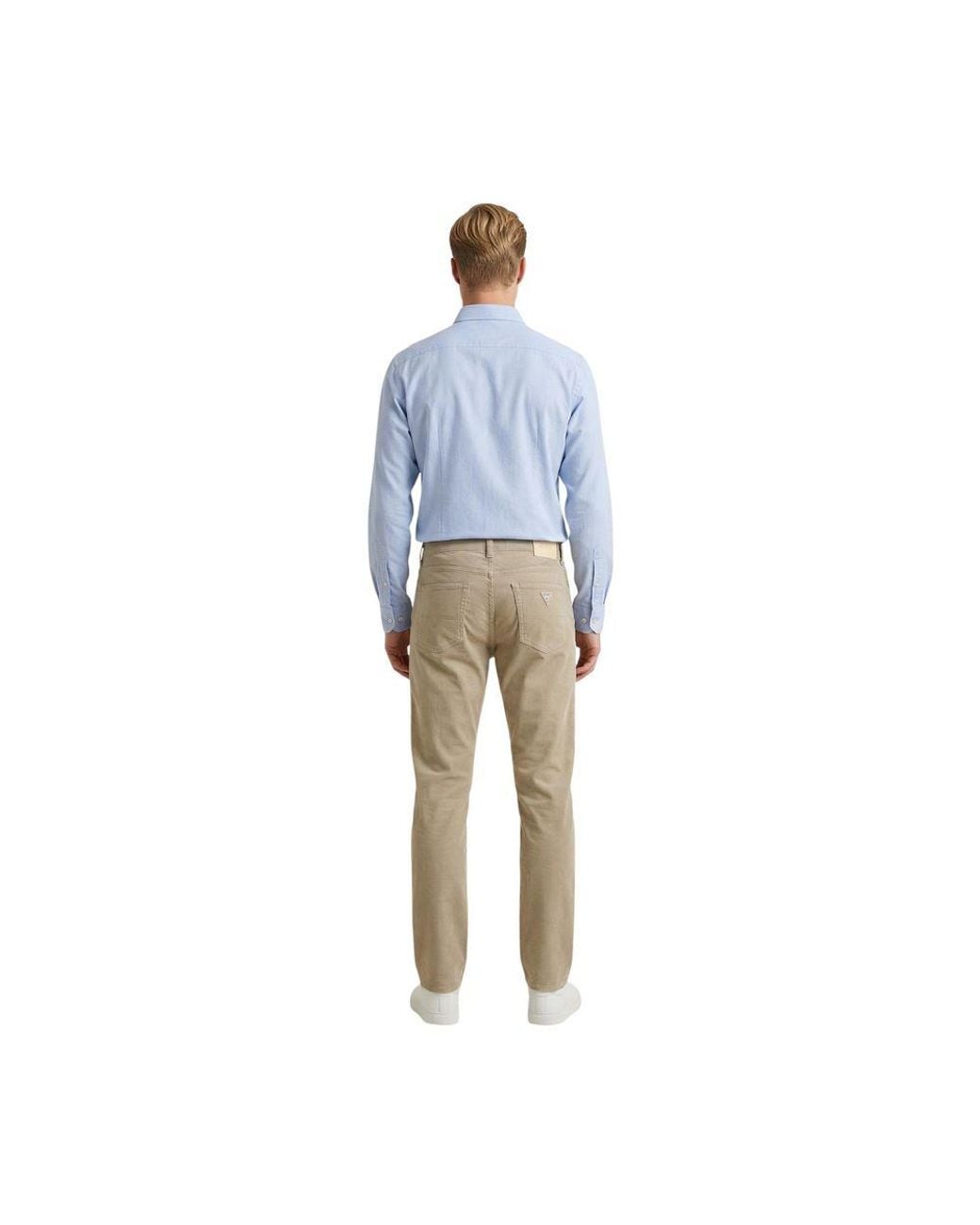 Guess Blue Cotton Skinny Pants for men