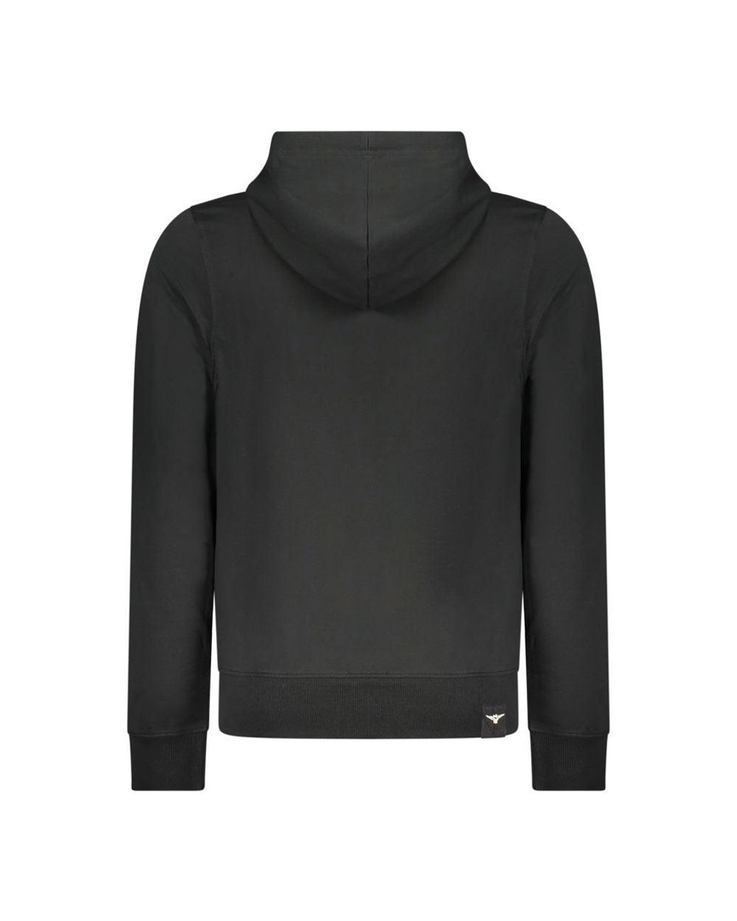 Accademia Militare Black Cotton Men's Hoodie for men