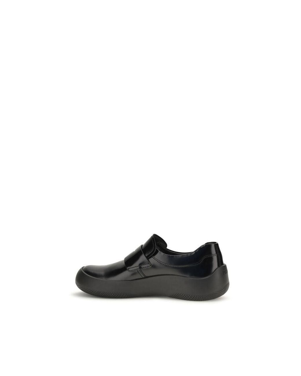 Prada Black Calf Leather Bos Taurus Slip for men