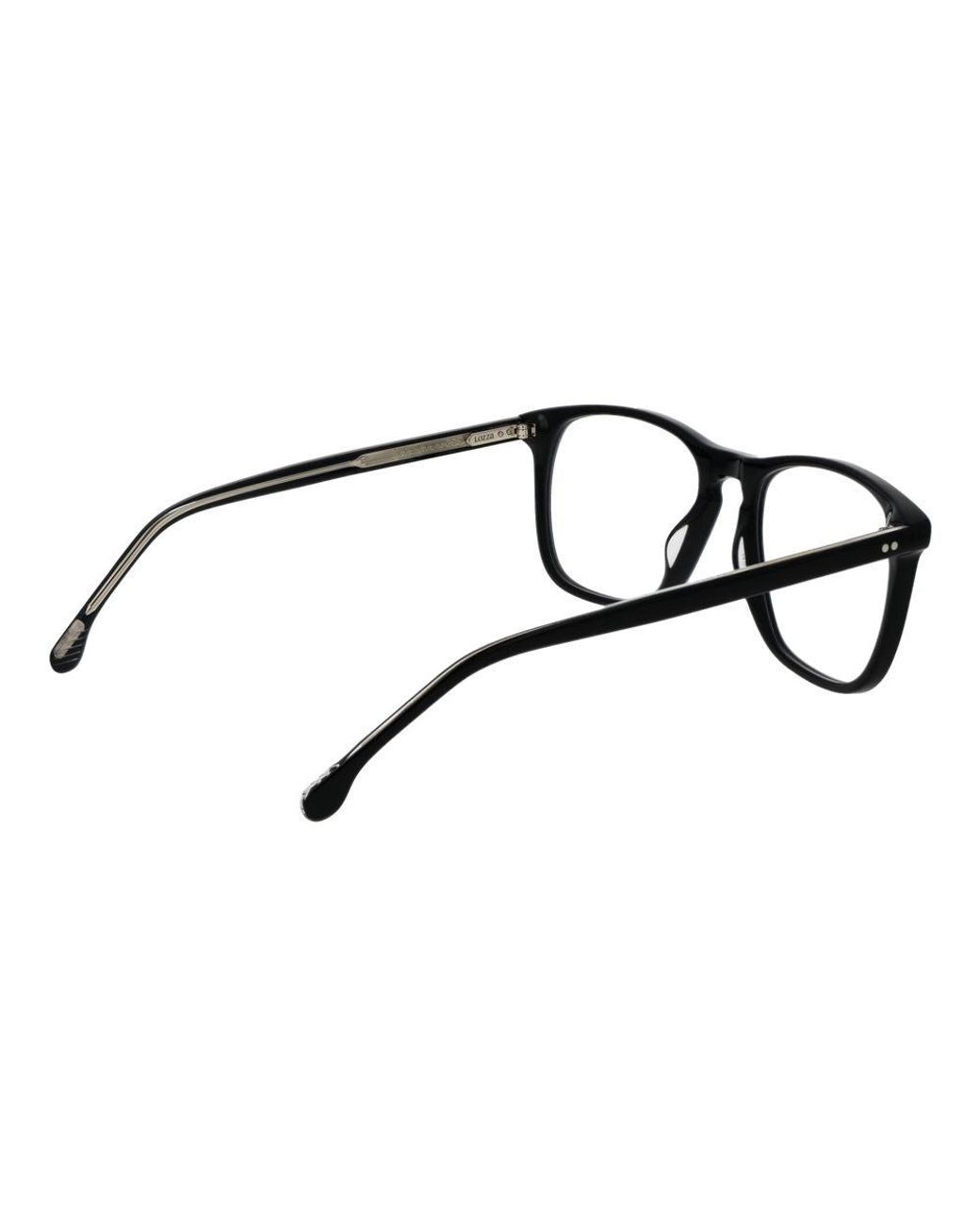Lozza Black Cellulose Acetate Glasses (frames) for men