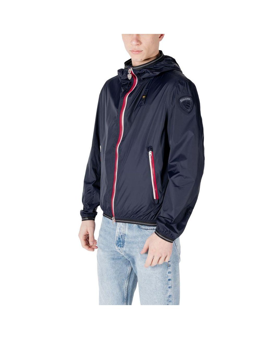 Blauer Blue Polyamide Jackets & Coat for men