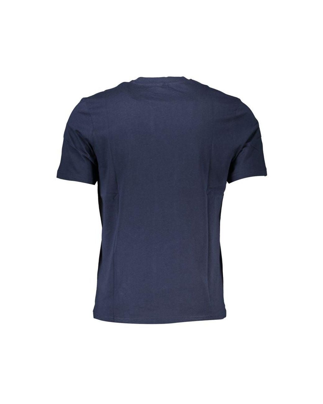 North Sails Blue Cotton T-Shirt for men