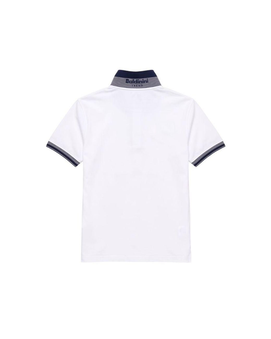 Baldinini White Cotton Men Polo for men
