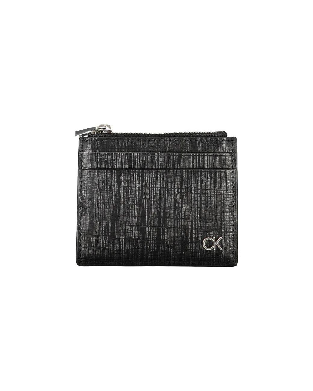 Calvin Klein Black Leather Wallet for men
