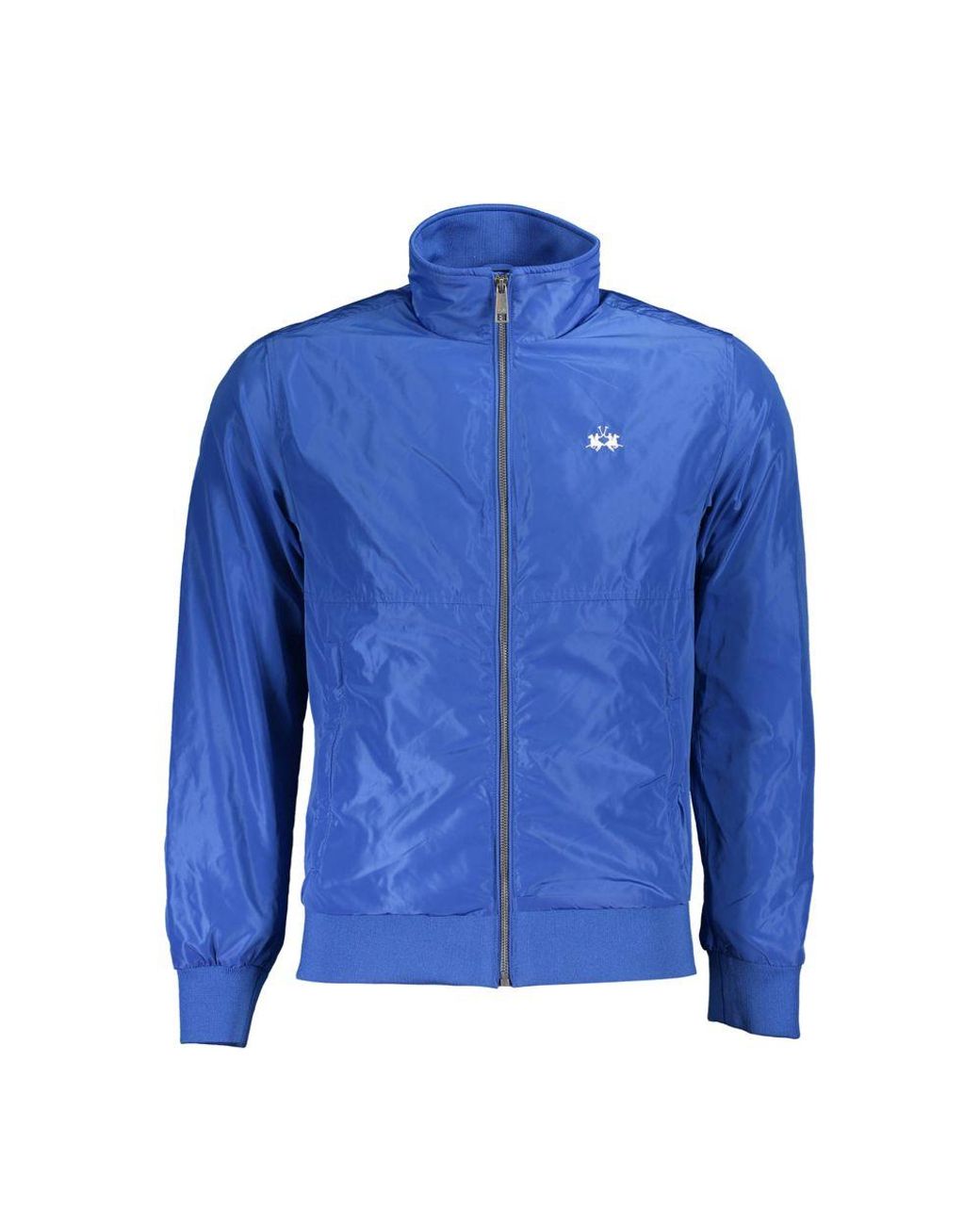 La Martina Blue Polyester Jacket for men