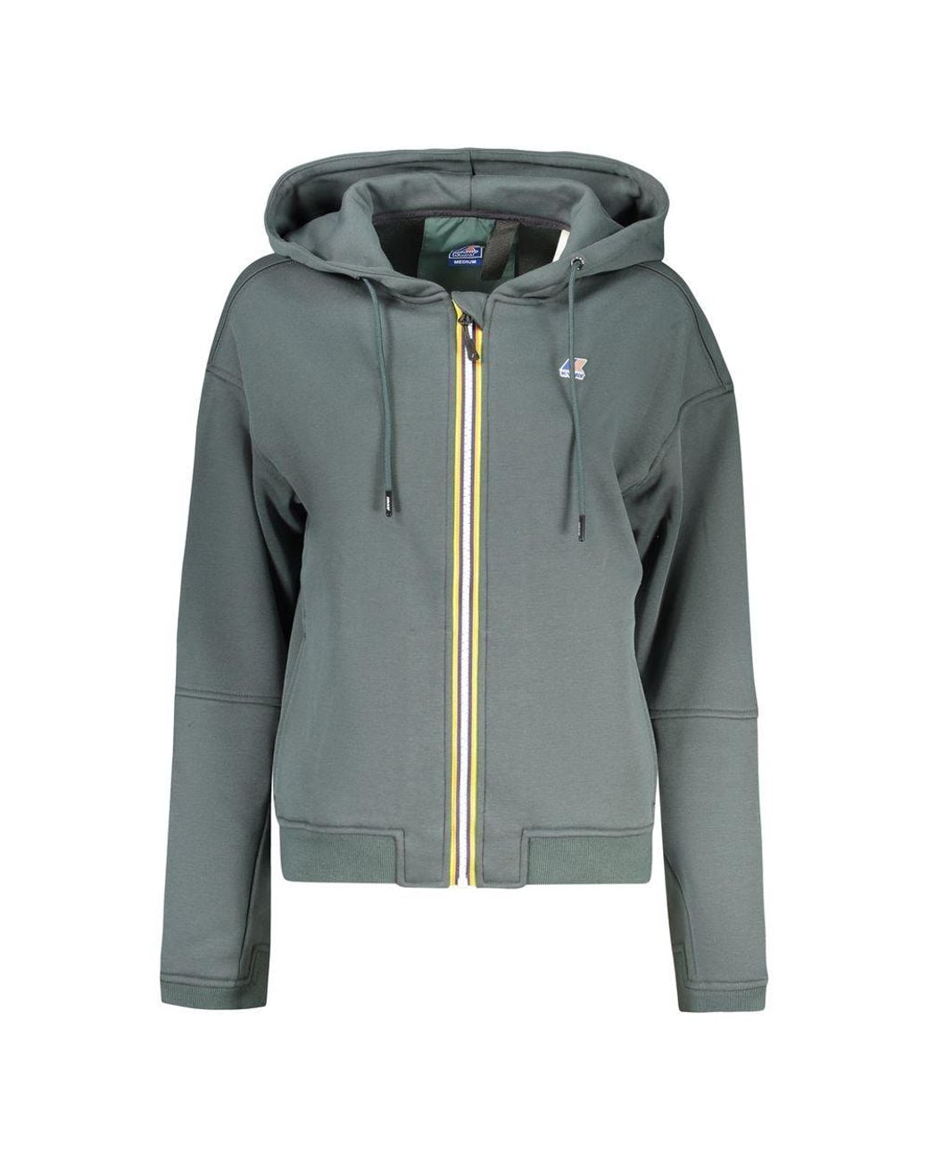 K-Way Gray Green Polyester 's Sweatshirt - S