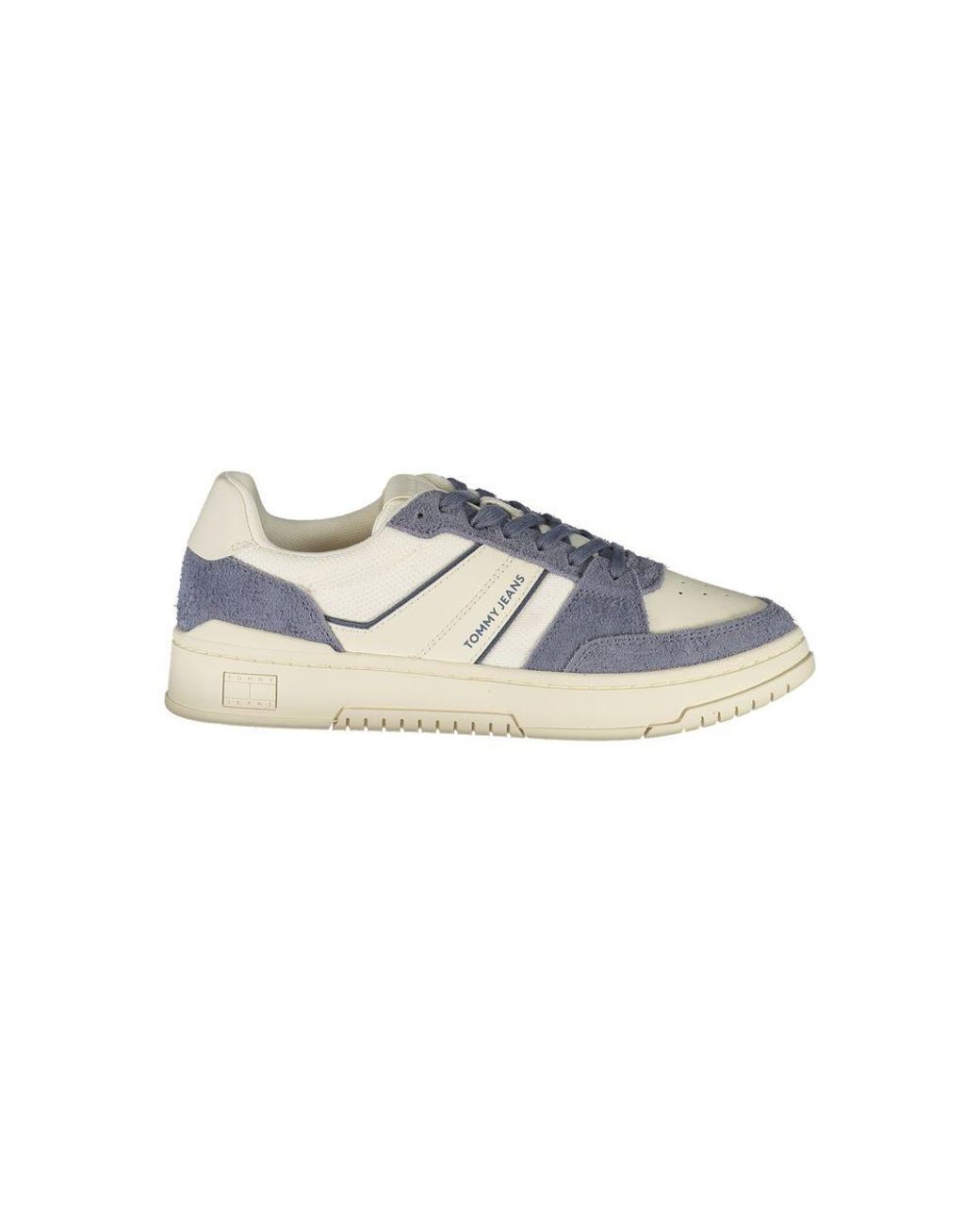 Tommy Hilfiger Blue Leather Sneaker for men