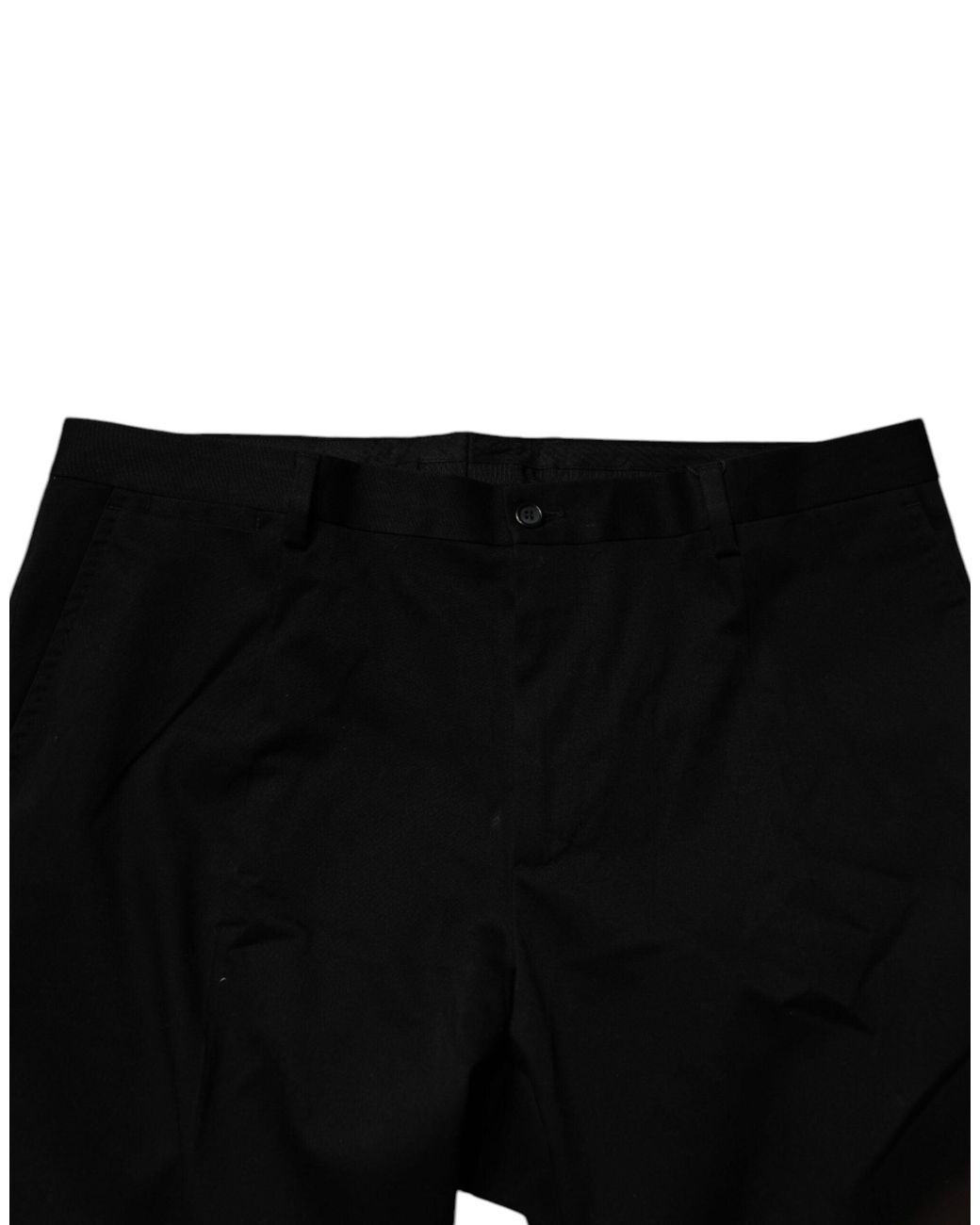 Dolce & Gabbana Black Classic Dress Pants for men