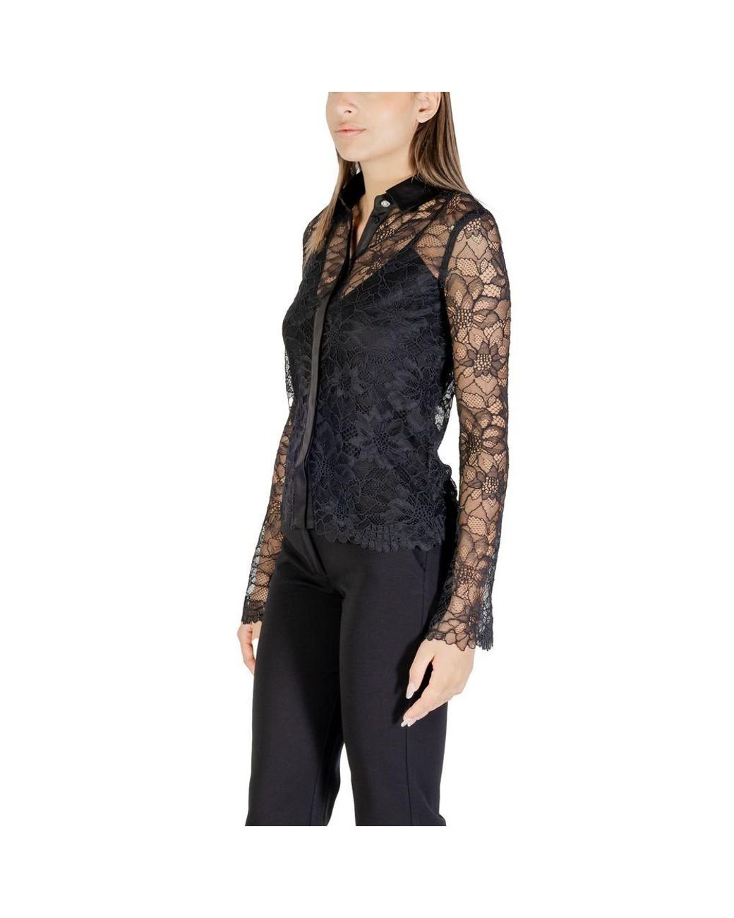 Guess Black Polyamide Blouse