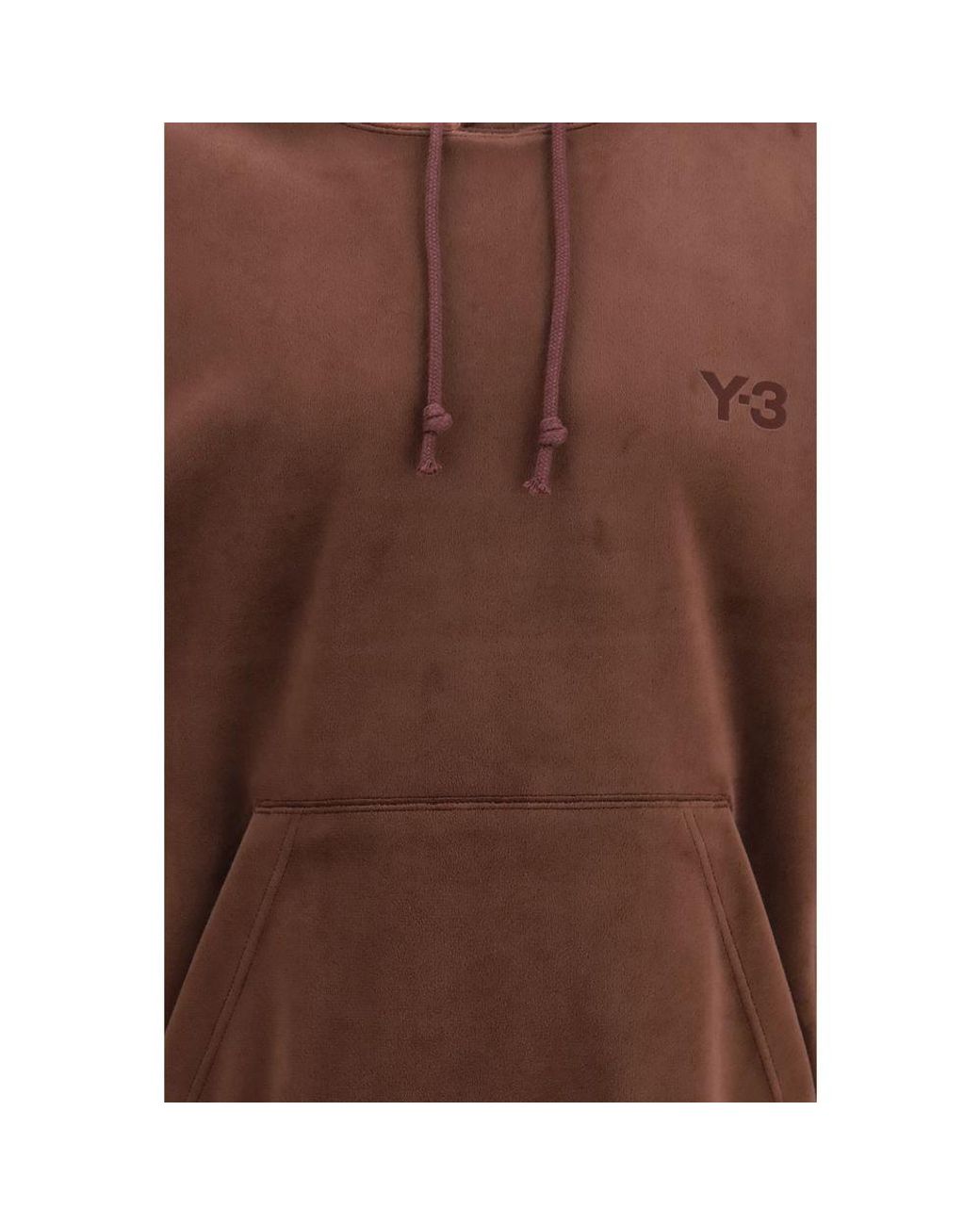 Y-3 Brown Recycled Polyester Sweatshirt for men