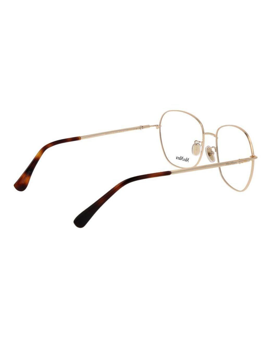 Max Mara Metallic Gold Metal Glasses (frames)