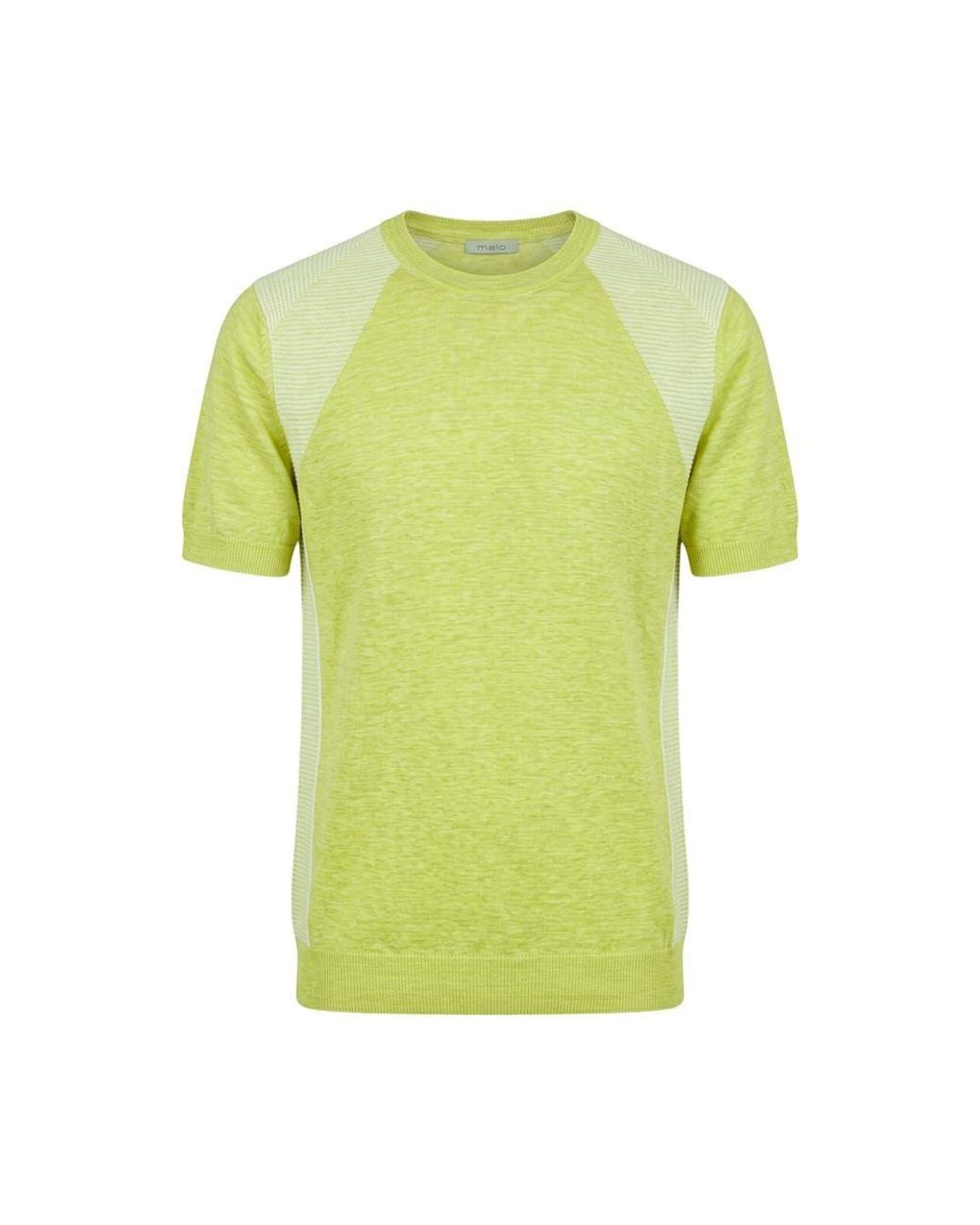 Malo Green Linen Men Sweater for men