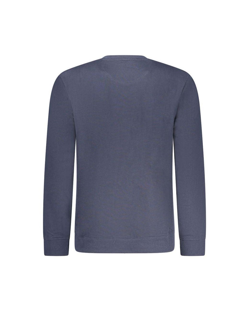 Lee Jeans Blue Cotton Men Sweater for men