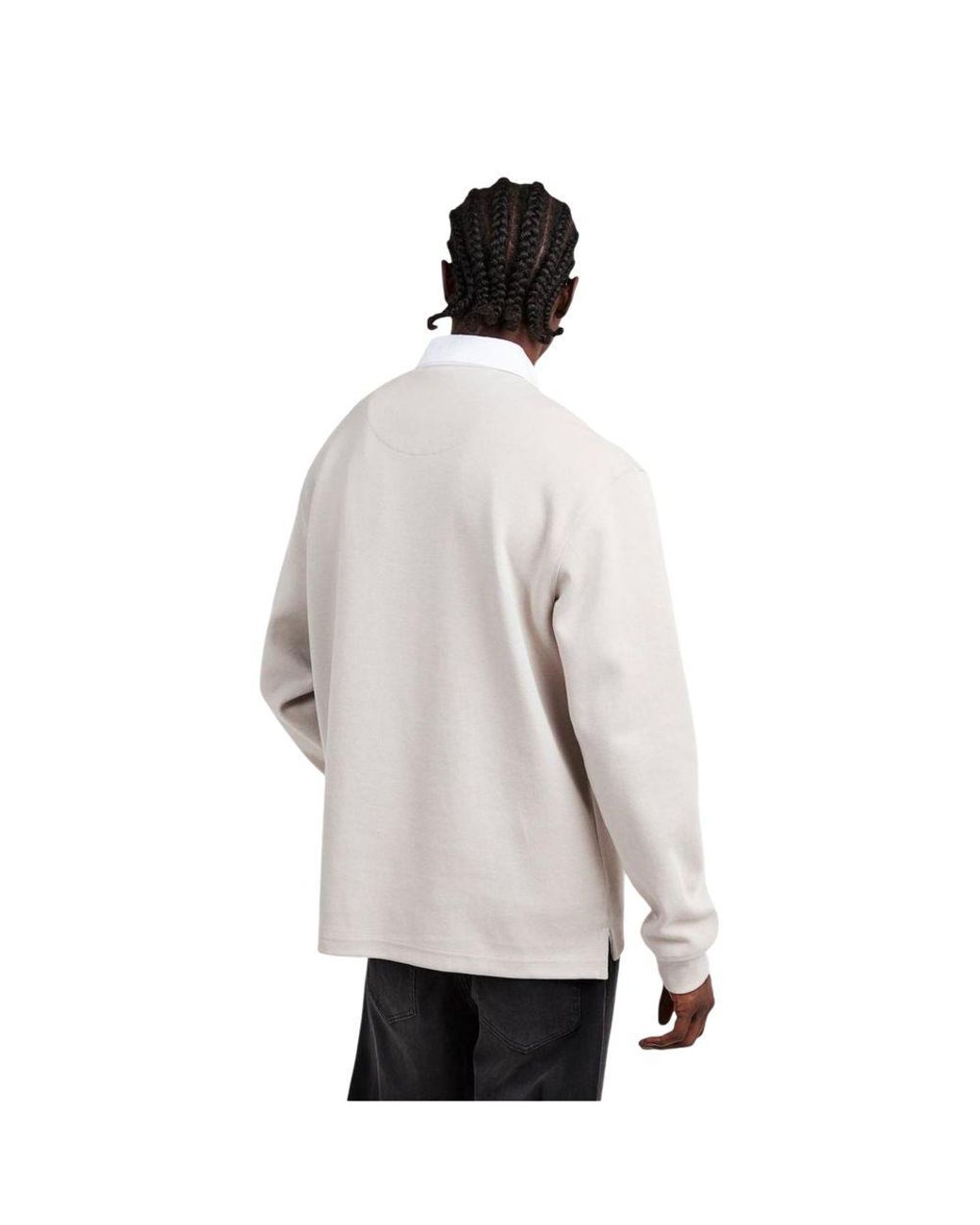 Boss White Cotton Polo Shirt for men