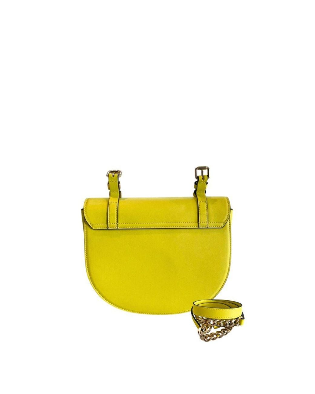 Twinset Yellow Pu Crossbody Bag