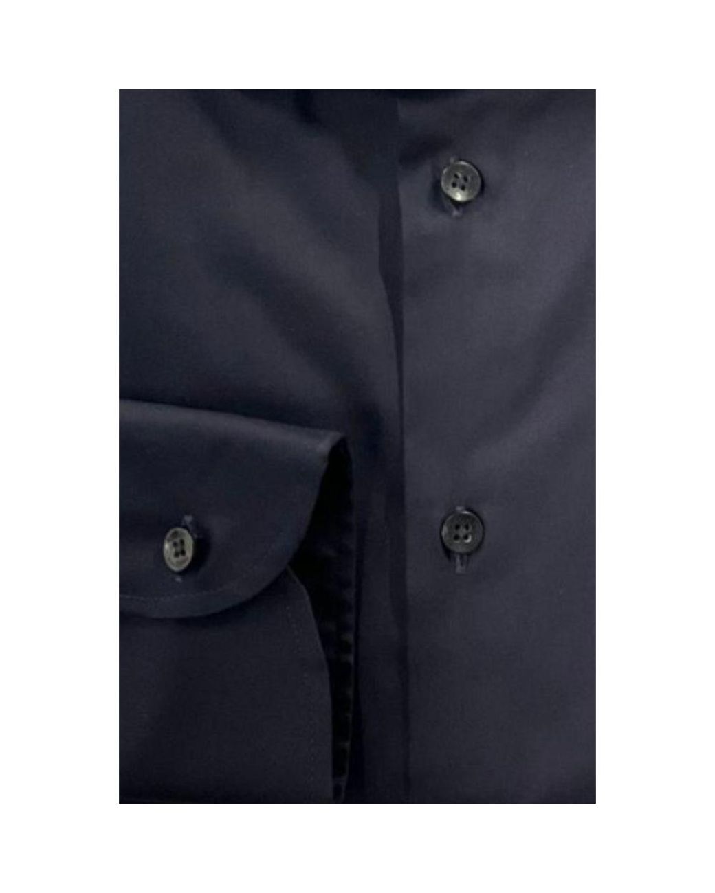Baldinini Blue Black Cotton Men's Shirt for men