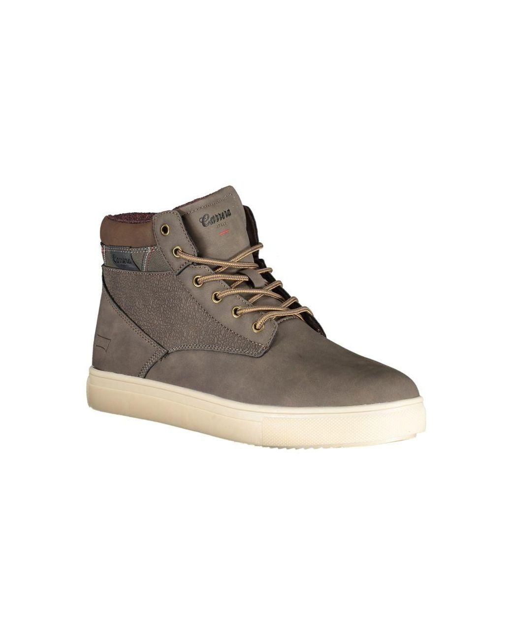Carrera Brown Chic Lace-Up Boots With Contrast Details for men