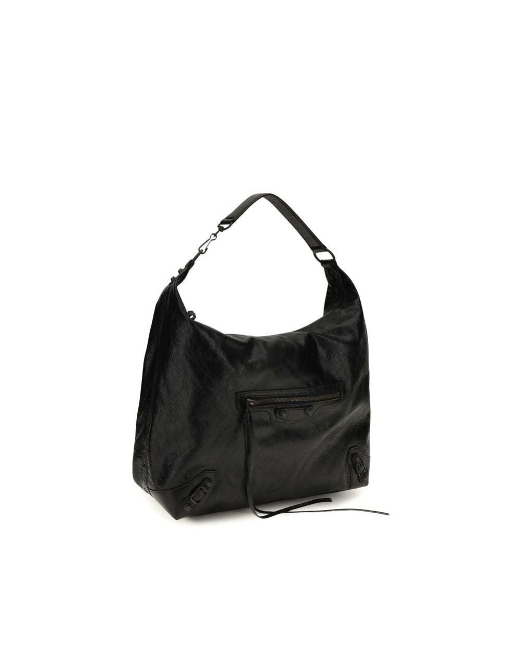 Balenciaga Black Lamb Ovis Aries Shoulder Bag