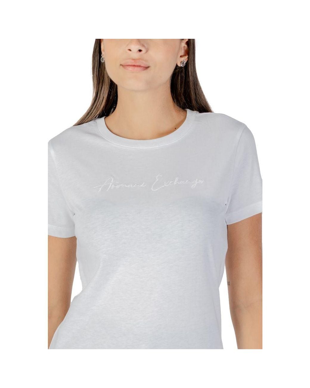 ARMANI EXCHANGE Blue Cotton T-Shirt