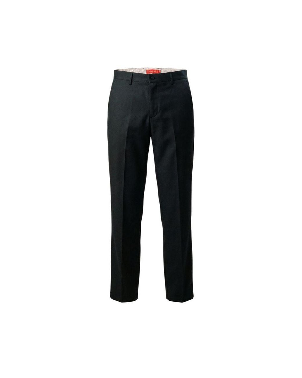 Gianni Lupo Black Polyester Skinny Pants for men