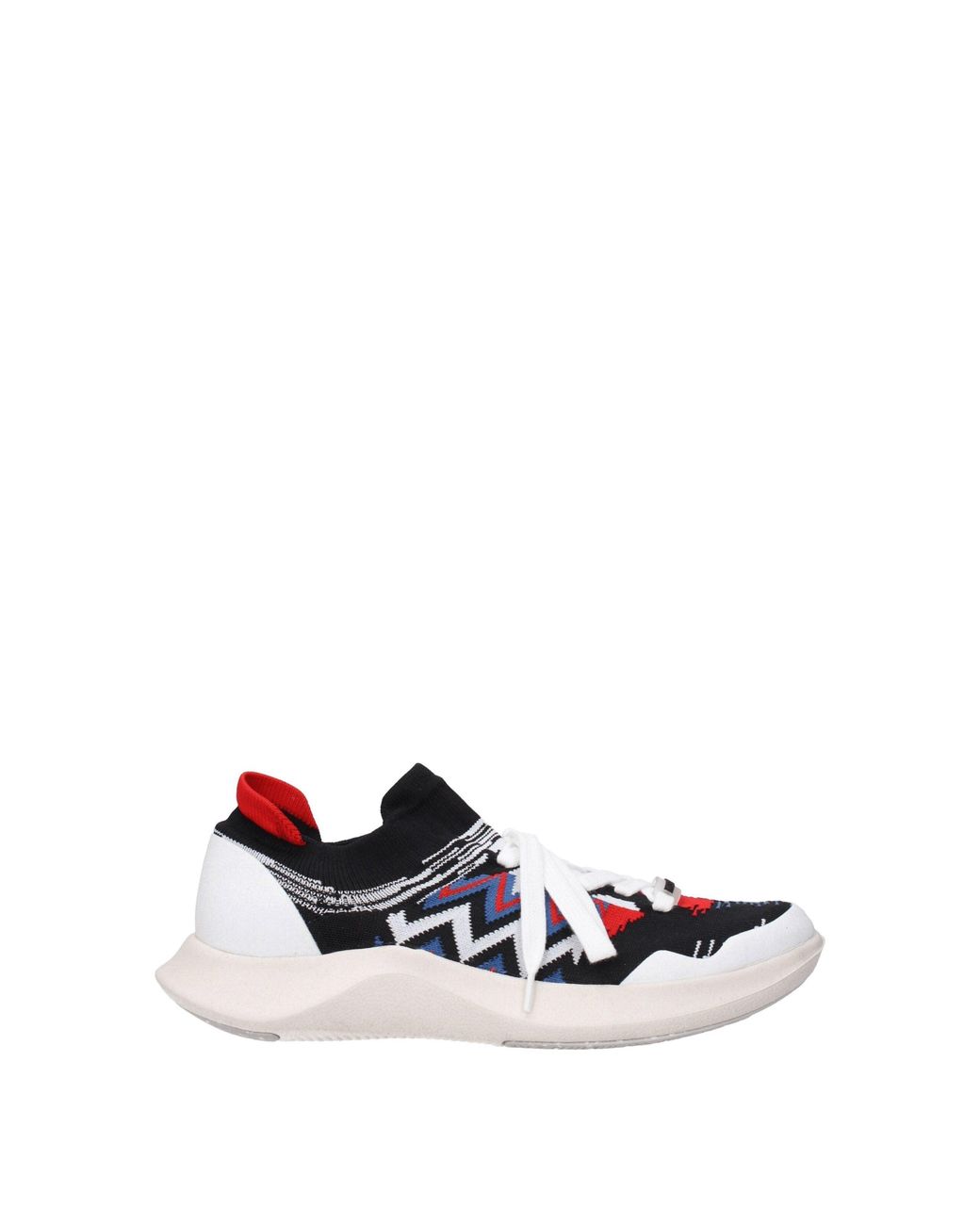 Missoni Blue Fabric Sneakers