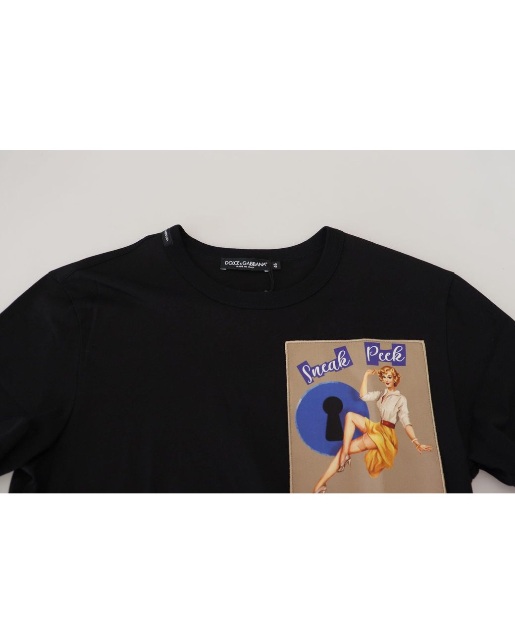 Dolce & Gabbana Black Chic Cotton Tee For The Modern for men