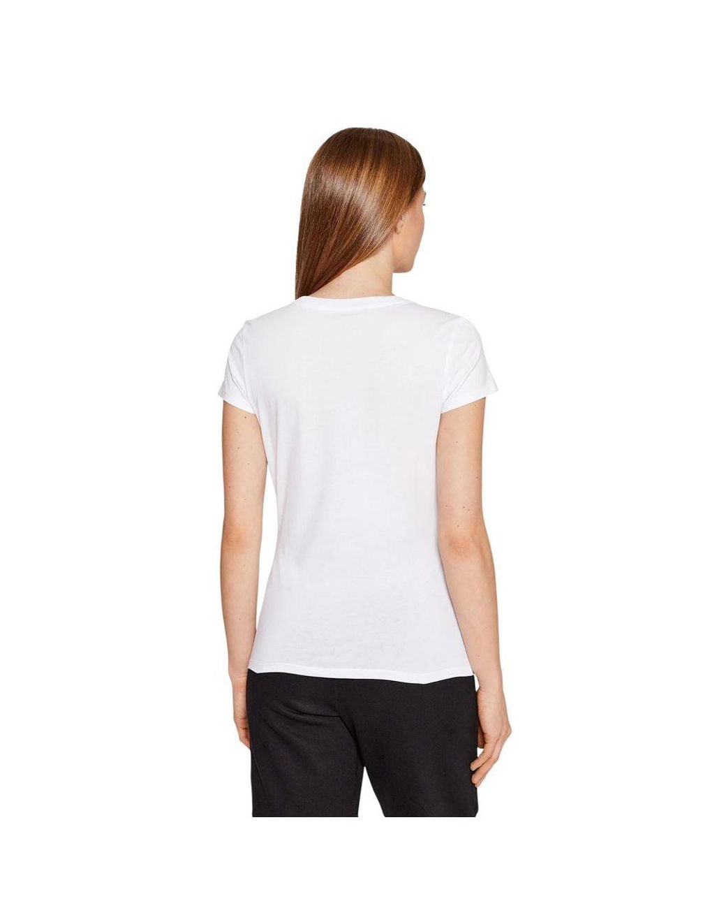 ARMANI EXCHANGE White Cotton T-Shirt