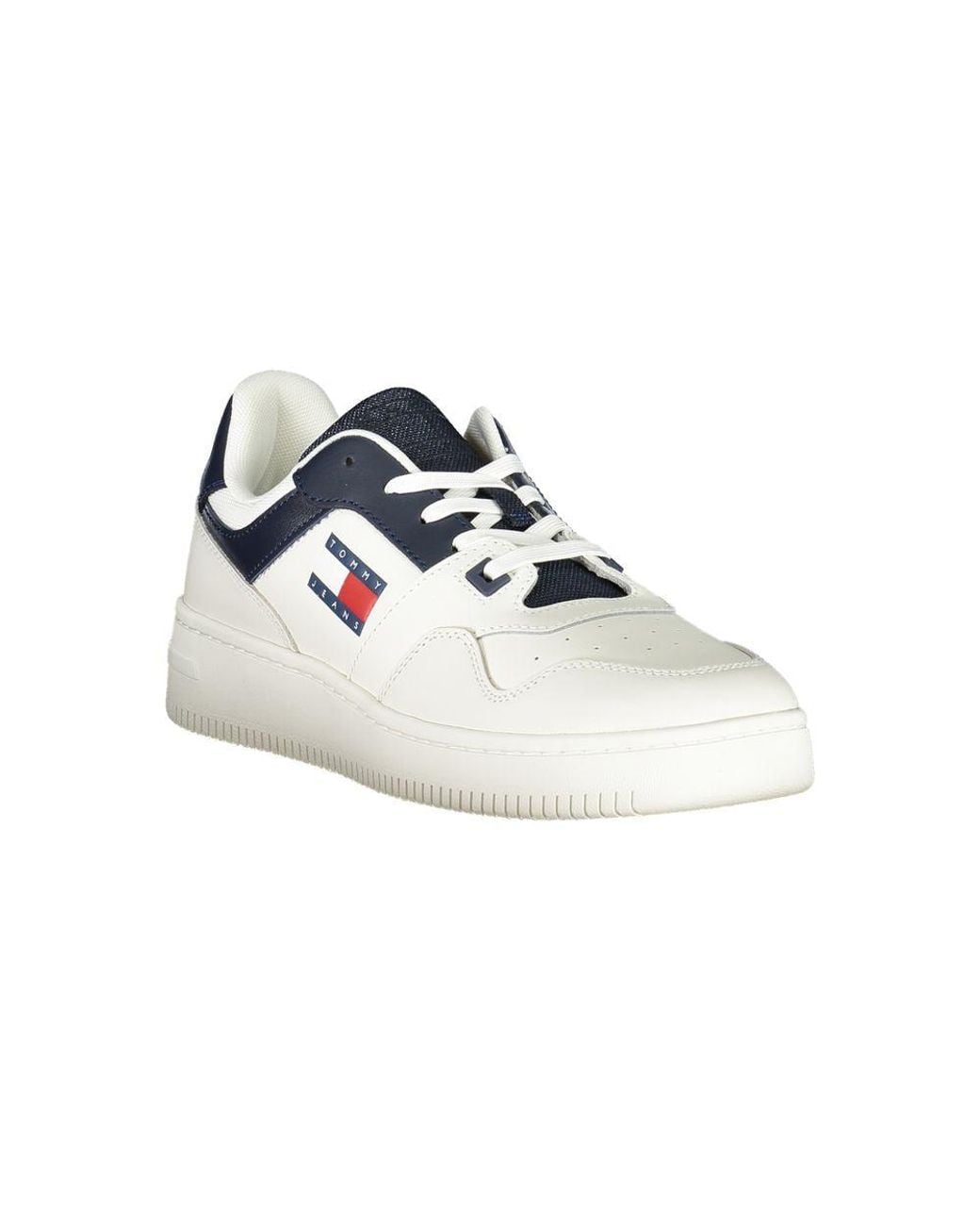 Tommy Hilfiger Blue Blu Leather Sneaker for men