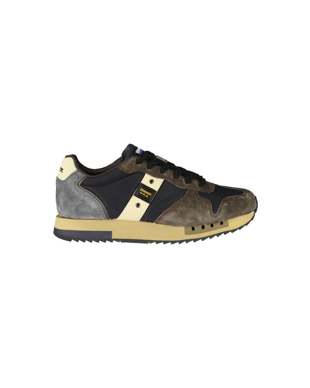 Blauer Black Blue Polyurethane Men Sneaker for men