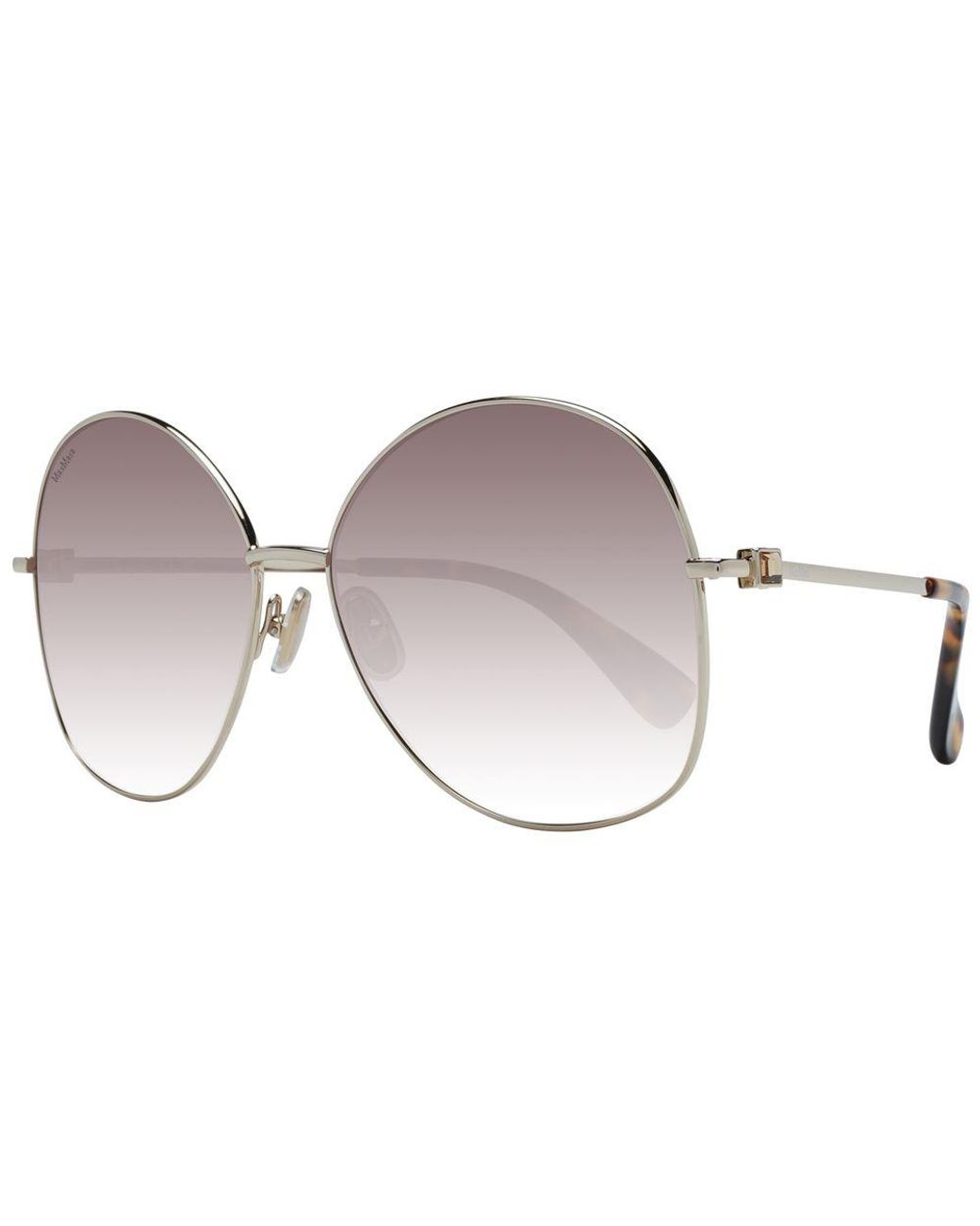 Max Mara Gray Gold Sunglasses