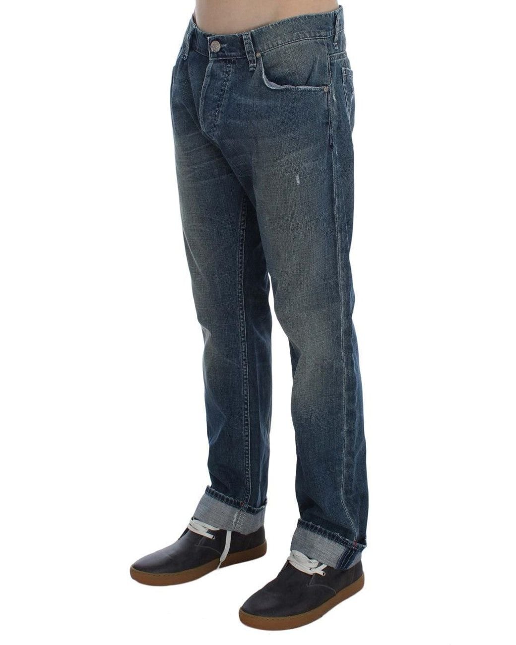 Acht Denim Straight Fit Jeans Blue Sig30493 for men