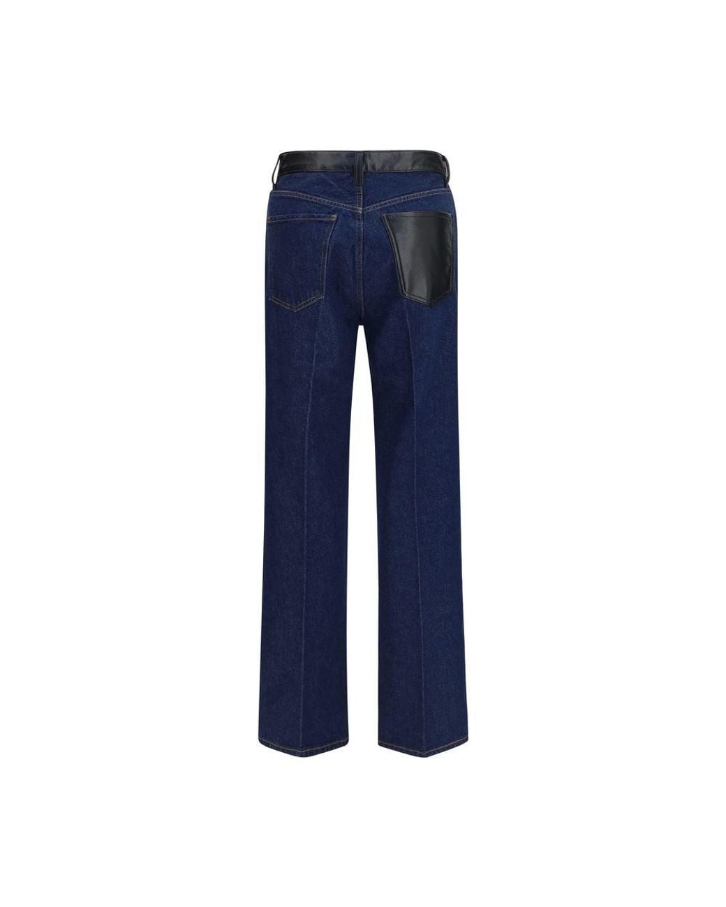 Agolde Blue Recycled Cotton Straight
