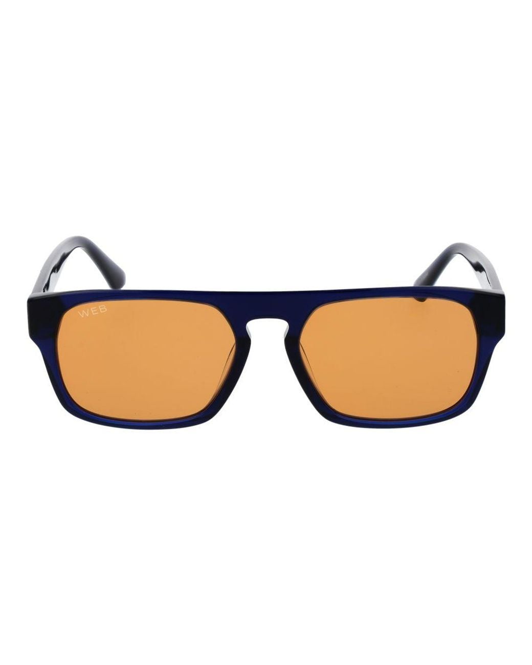 Web Blue Plastic Sunglasses