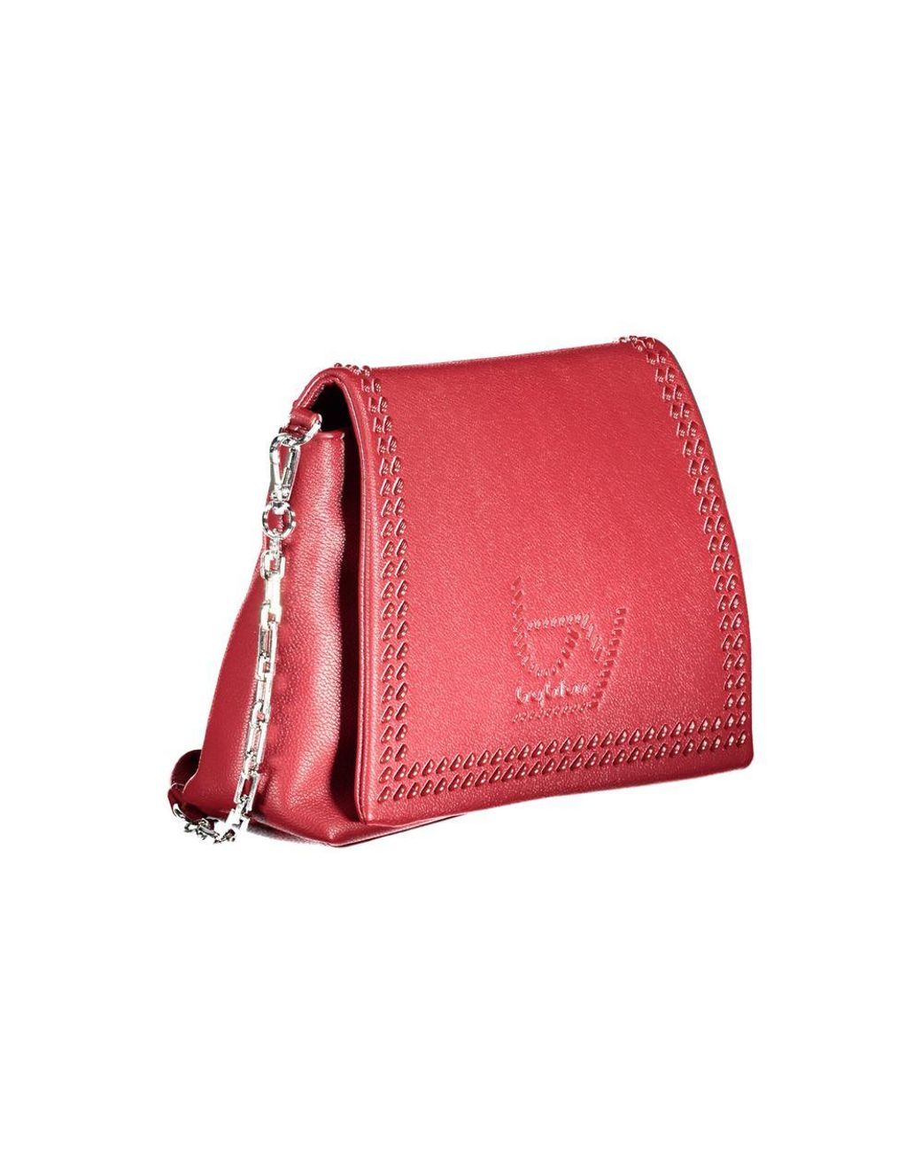 Byblos Red Rosso Polyurethane Handbag