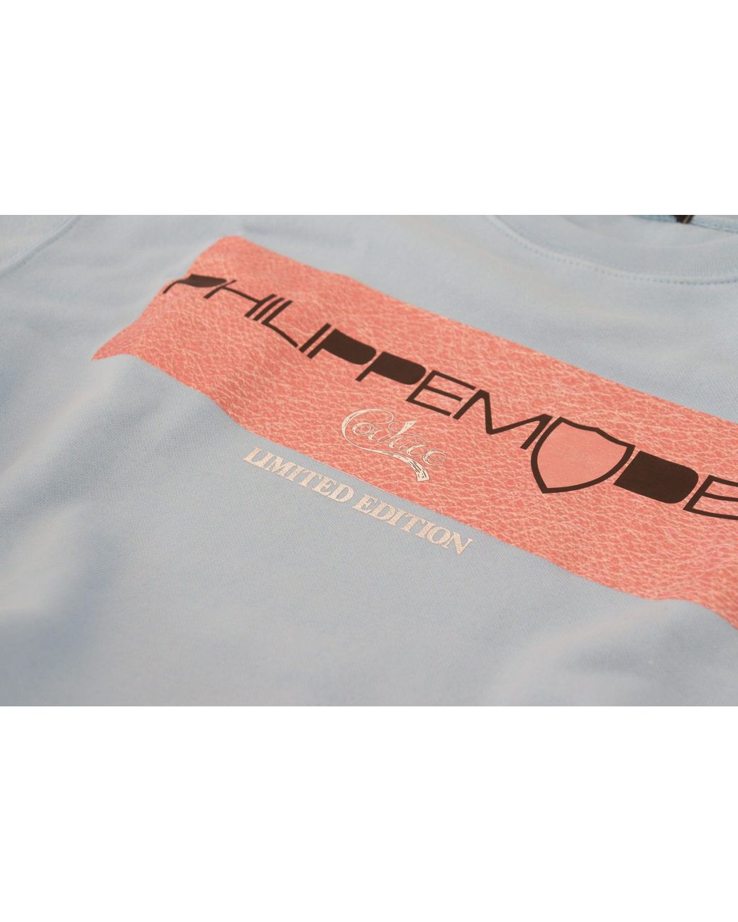 Philippe Model Blue Logo Printed Long Sleeves Sweater