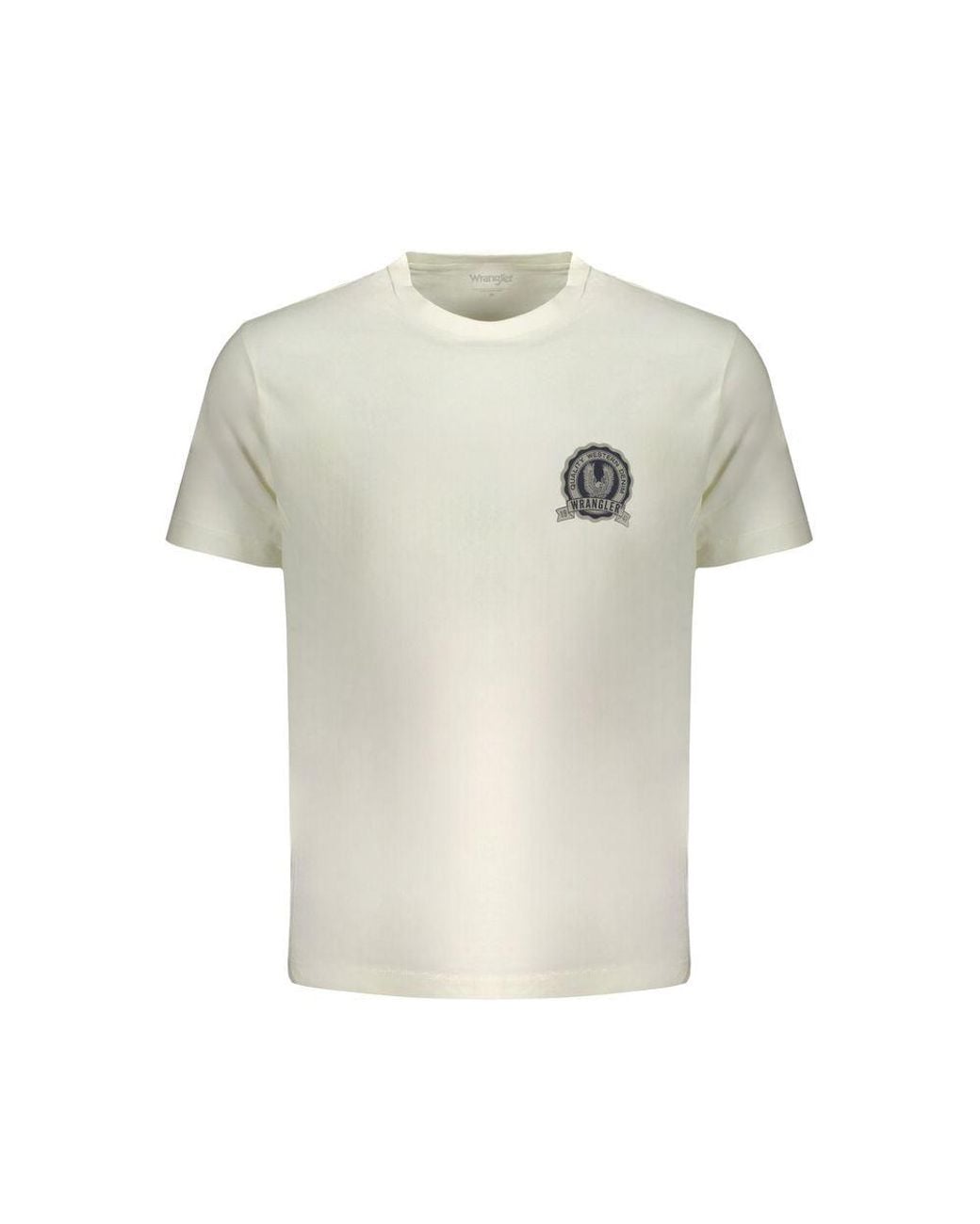 Wrangler Natural Bianco Cotton Men T for men