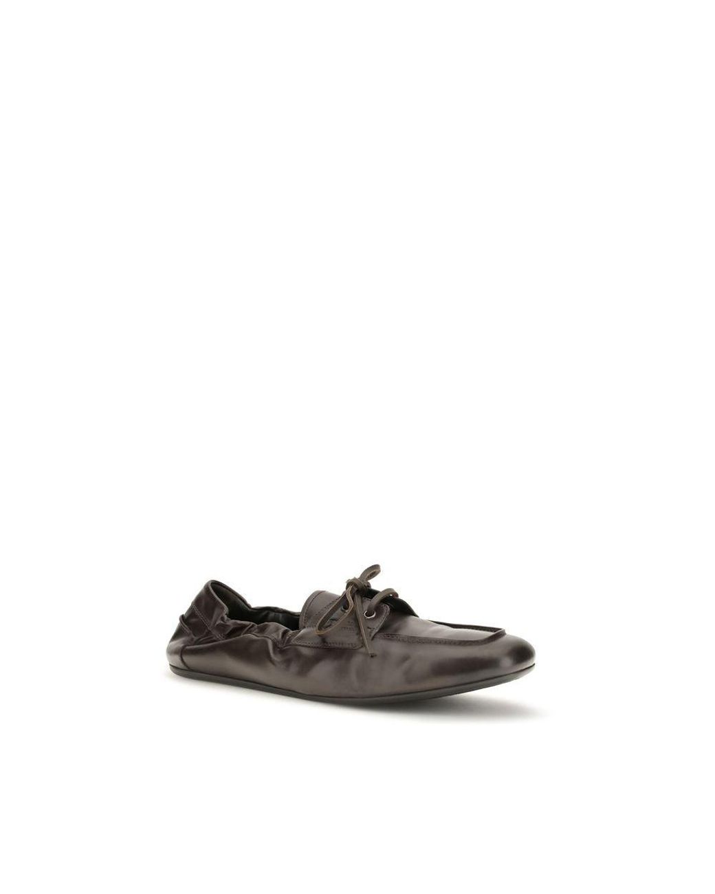 Prada Multicolor Brown Calf Leather Bos Taurus Slip for men