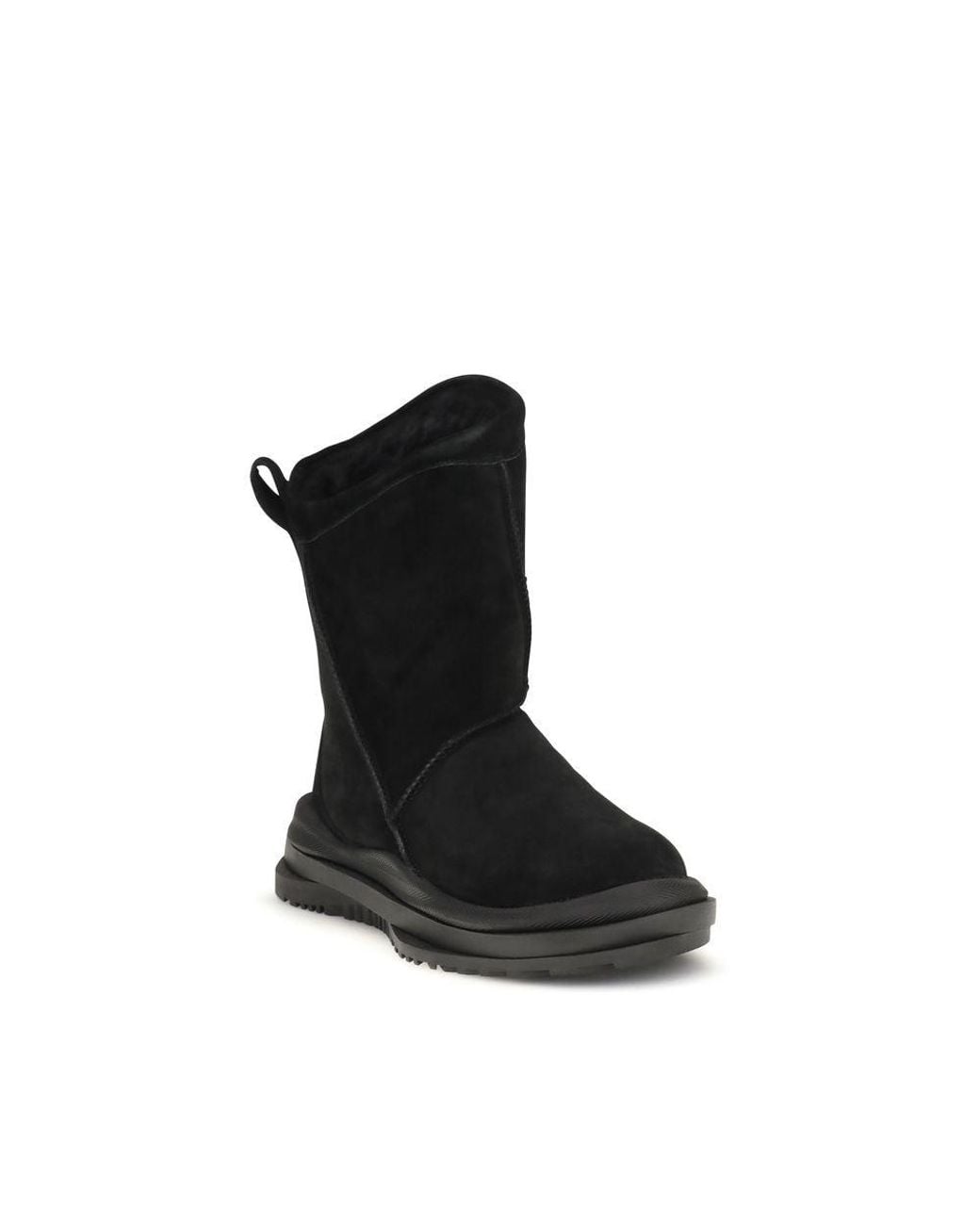 Ugg Black Suede Leather Flat Boots for men