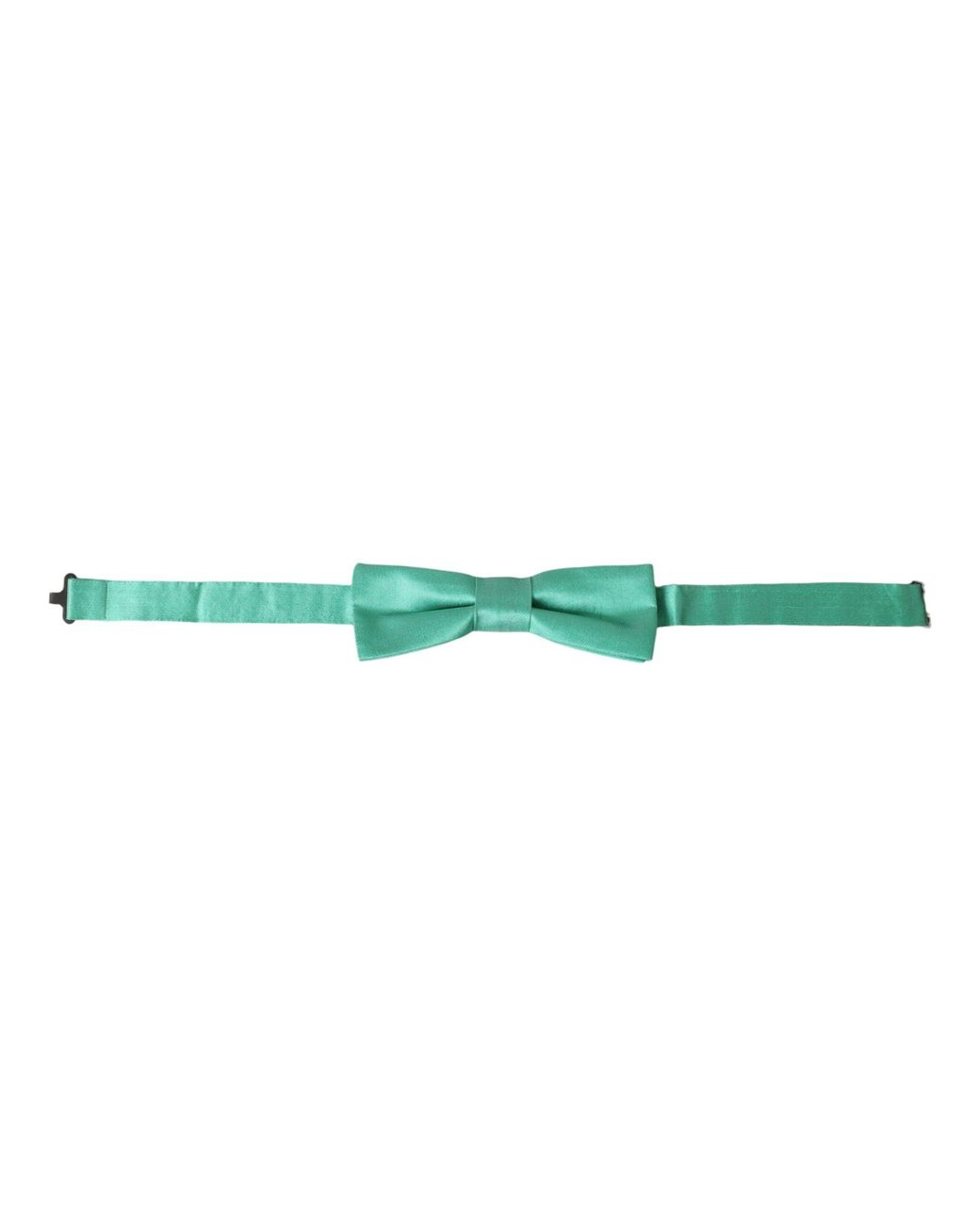Dolce & Gabbana Green Mint Silk Adjustable Neck Bow Tie for men