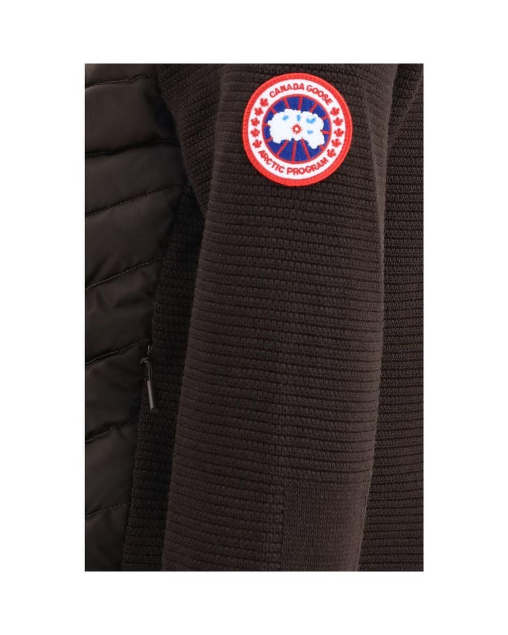 Canada Goose Black Wool Oves Aries Full-Length Jacket
