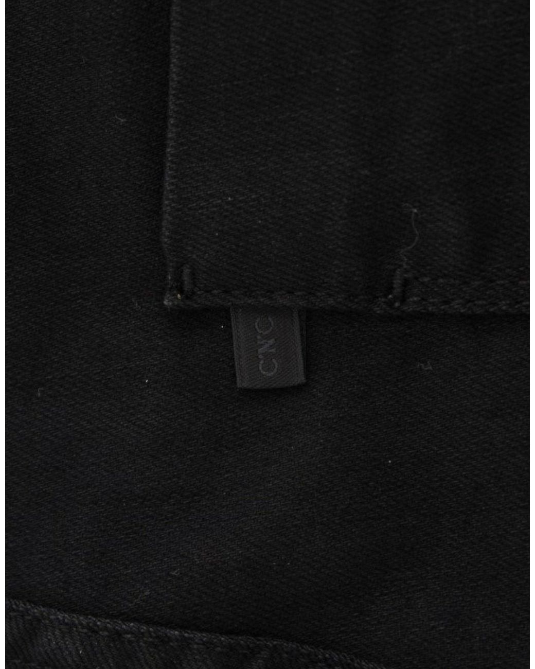 CoSTUME NATIONAL Straight Leg Jeans Black Sig12469