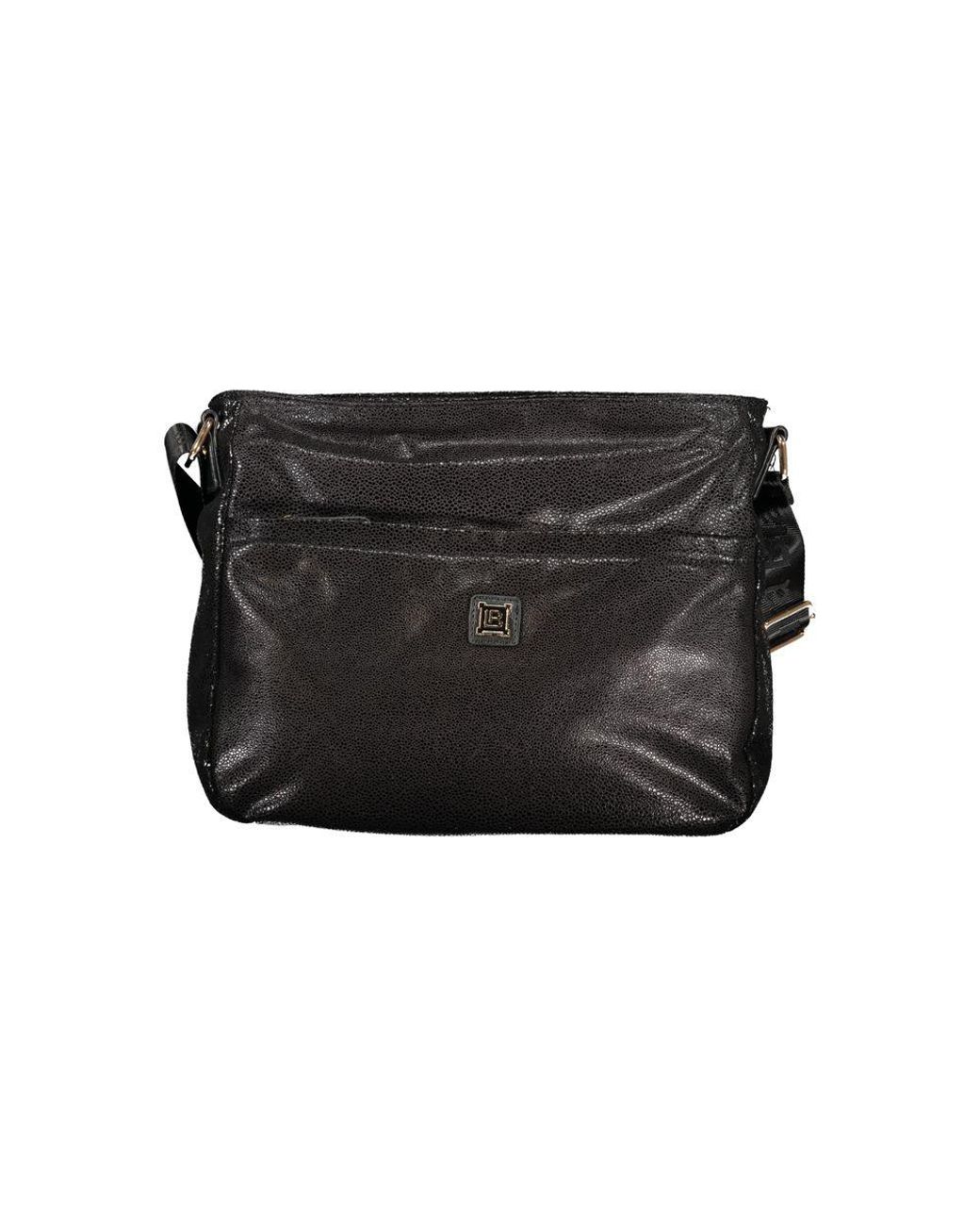 Laura Biagiotti Black Nero Polyester Handbag