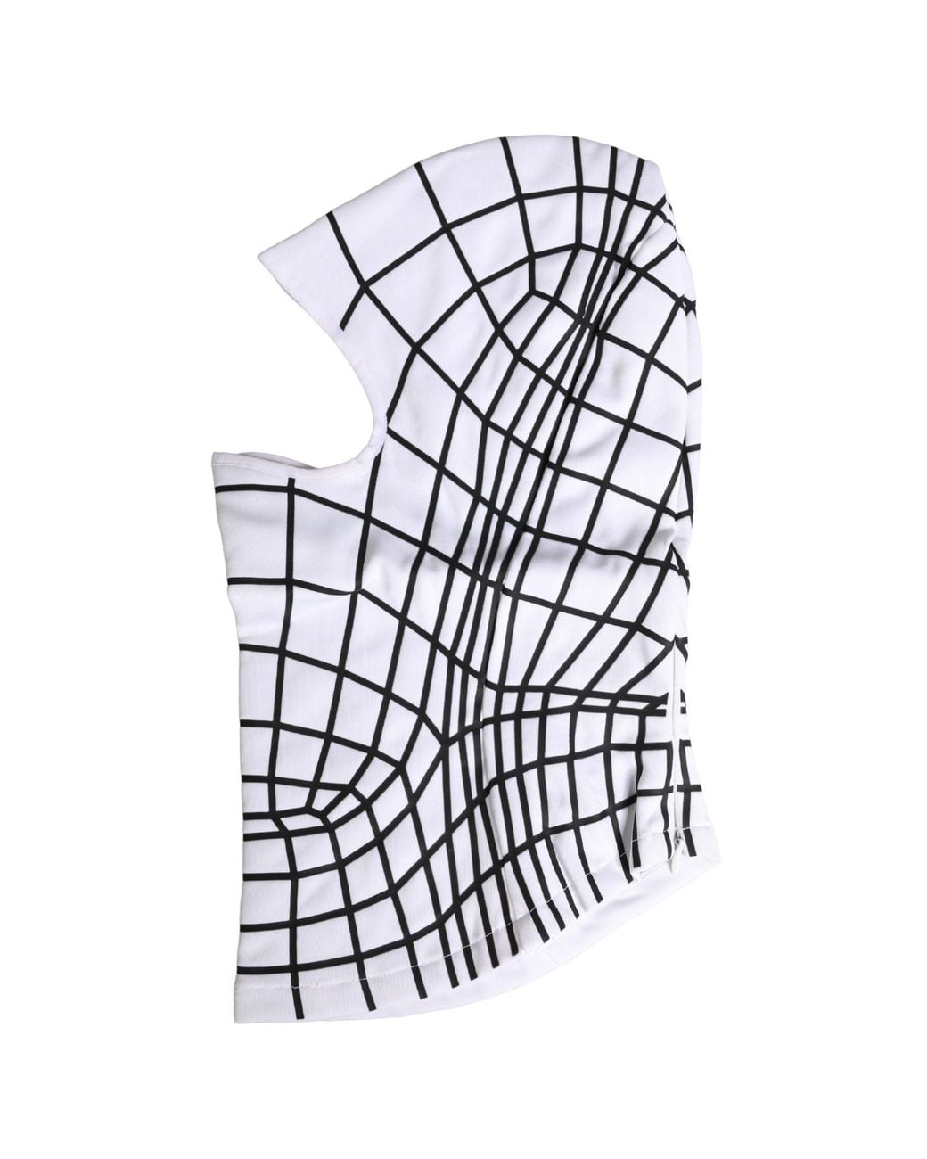 Dolce & Gabbana White Stripes Nylon Ski Mask Balaclava Hat for men