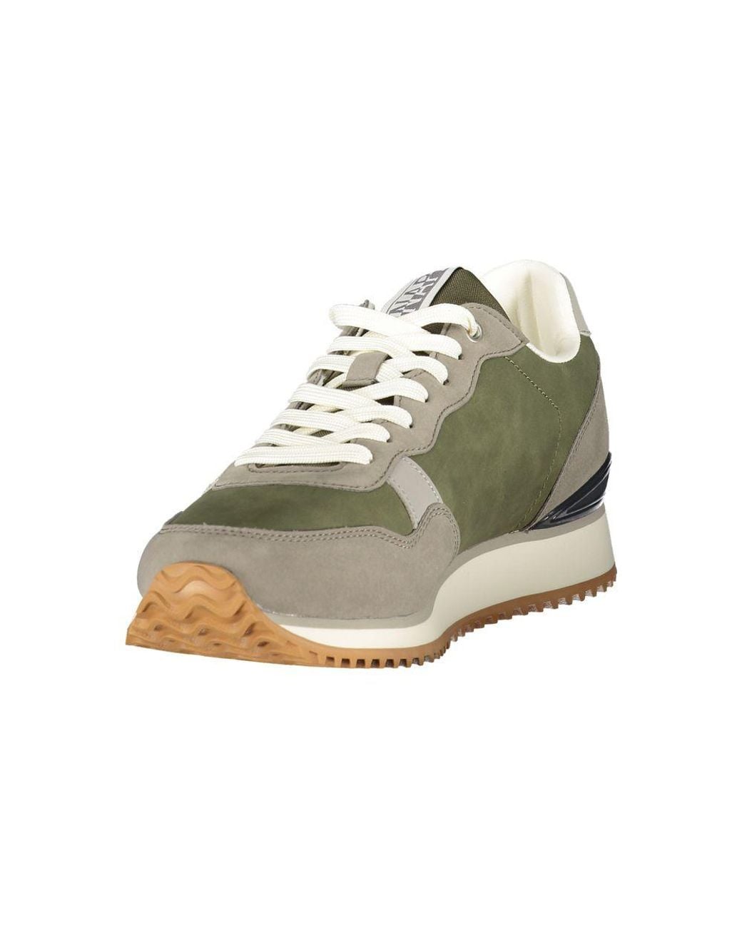 Napapijri Green Verde Poliuretano Uomo Sneaker for men