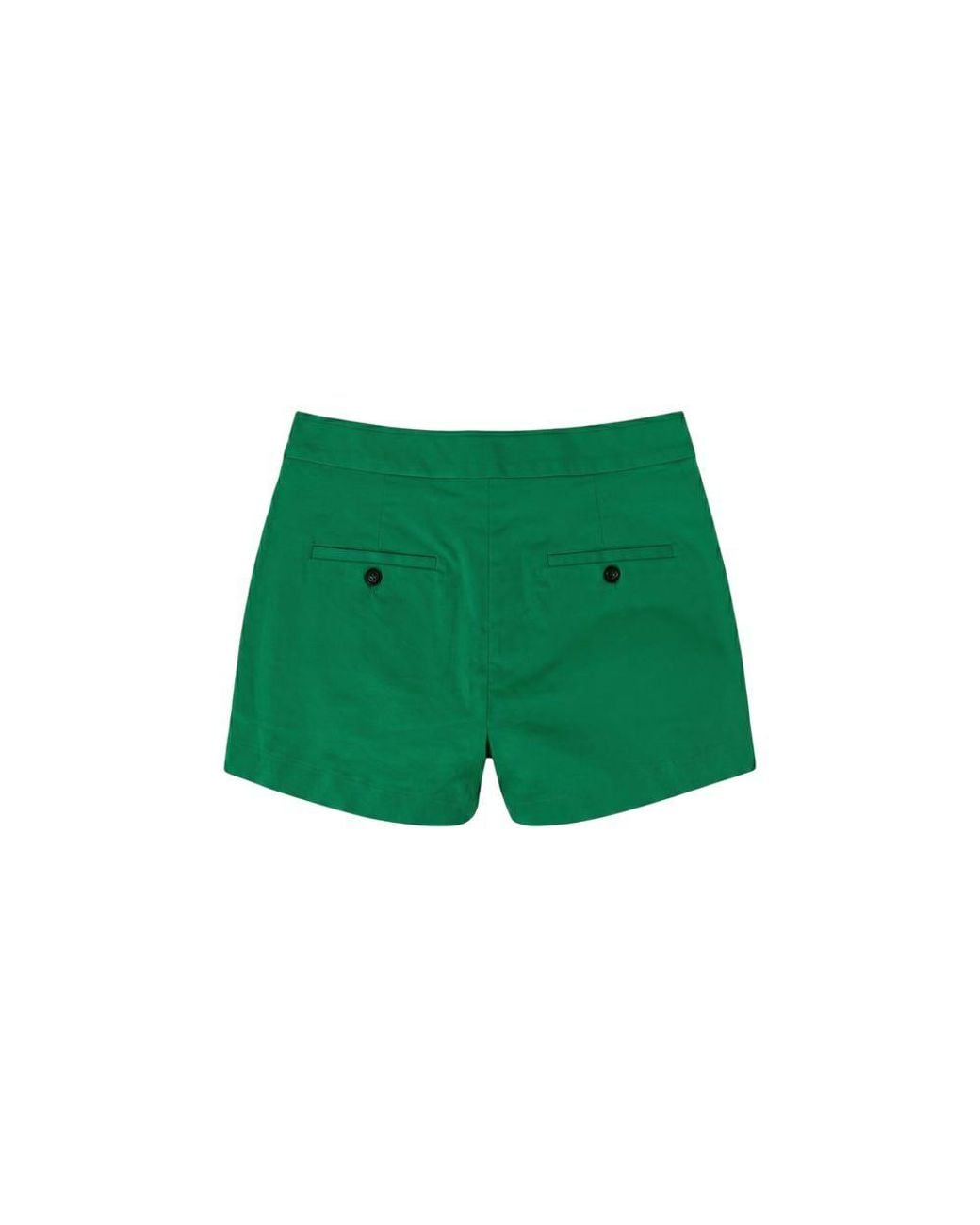 Malo Green Cotton S Shorts