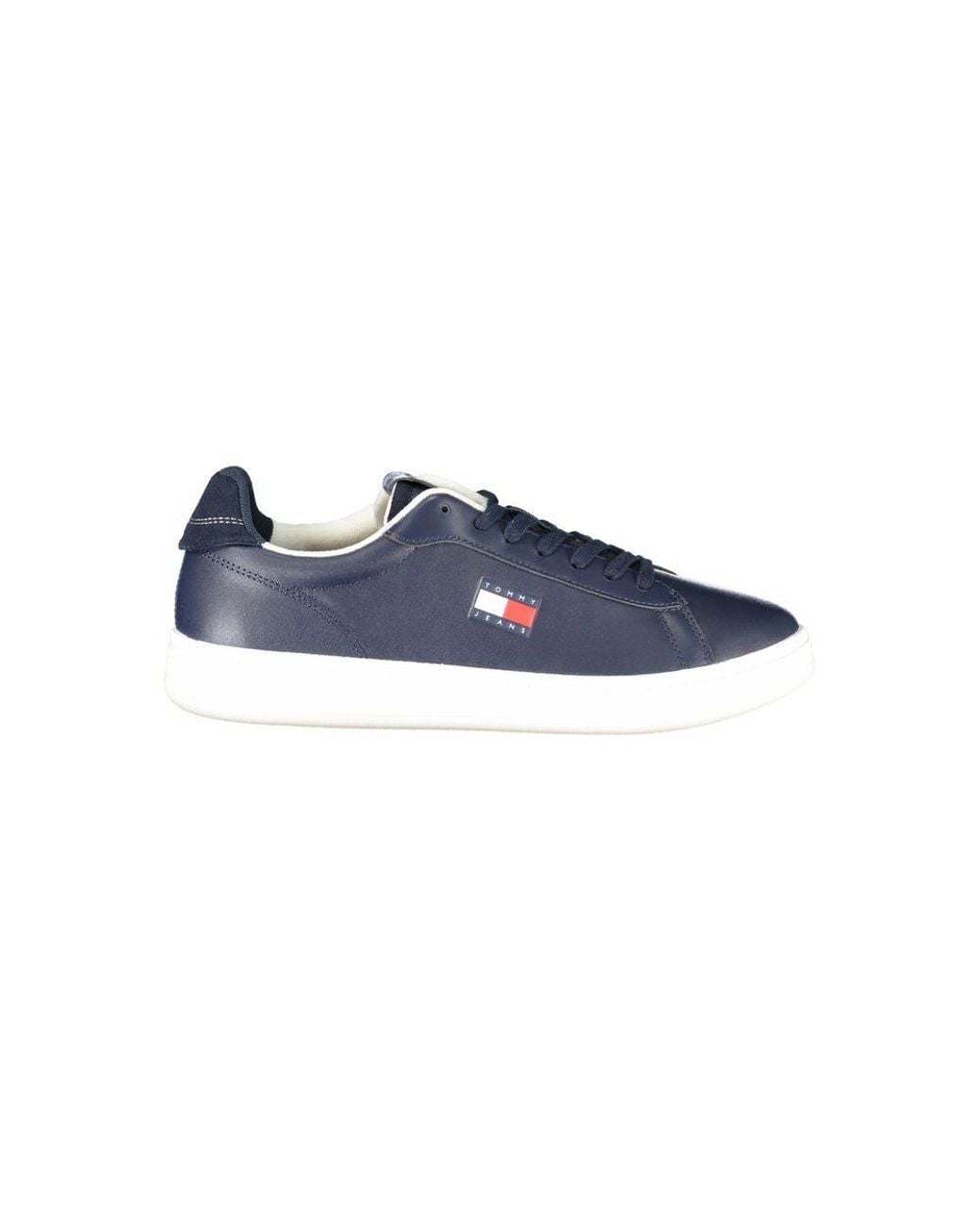 Tommy Hilfiger Blue Polyurethane Sneaker for men