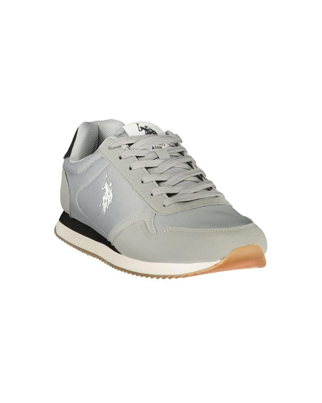 U.S. POLO ASSN. Gray Polyurethane Men's Sneaker for men